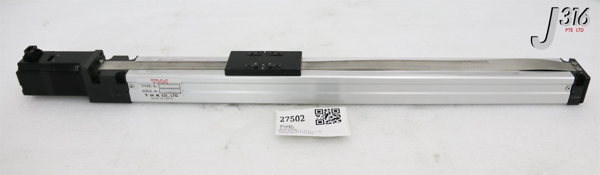 27502 THK LINEAR ACT, LENGTH: 47CM W/ SERVO MTR SGMJV-01ADA61